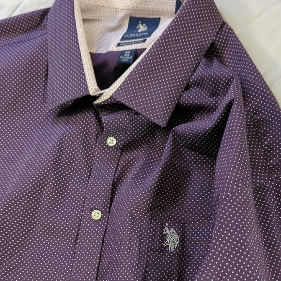 U.S. Polo Assn. Purple Casual Button Down Shirt - Picture 12 of 14